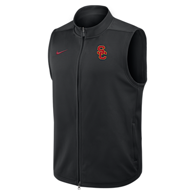 USC Victory Men's Nike Therma-FIT College Full-Zip Vest
